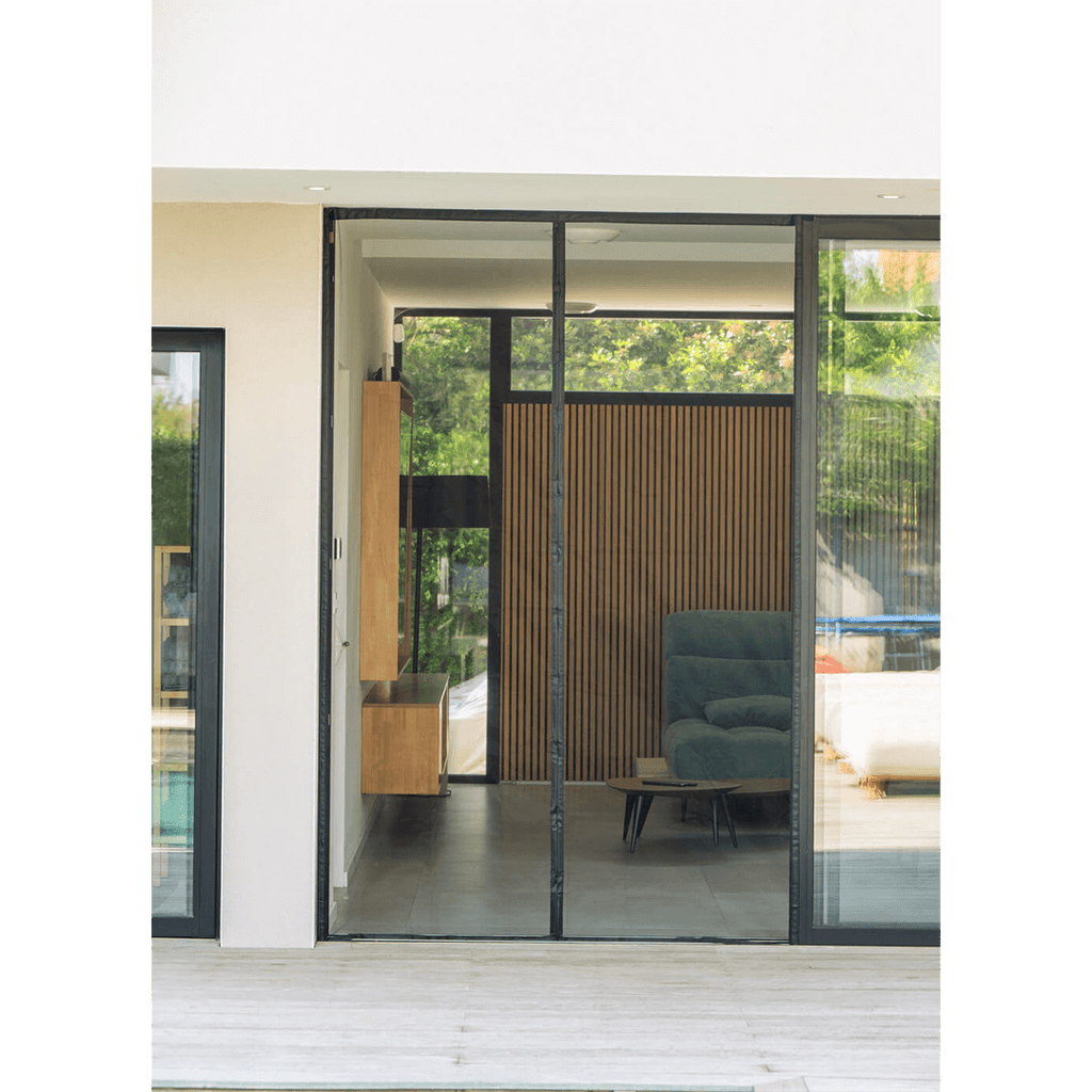 Moustiquaire porte baie vitrée moderne